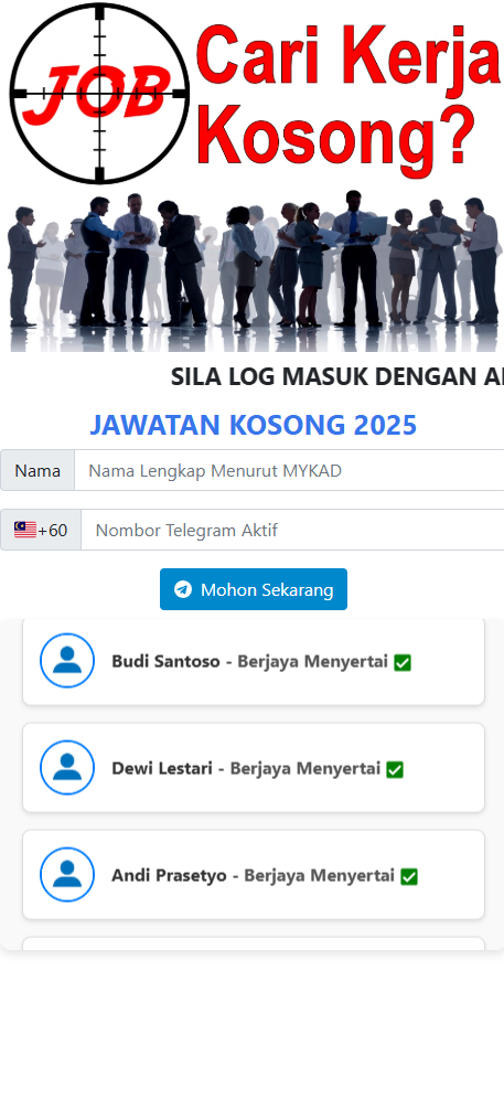 JAWATAN KOSONG (MALAY)