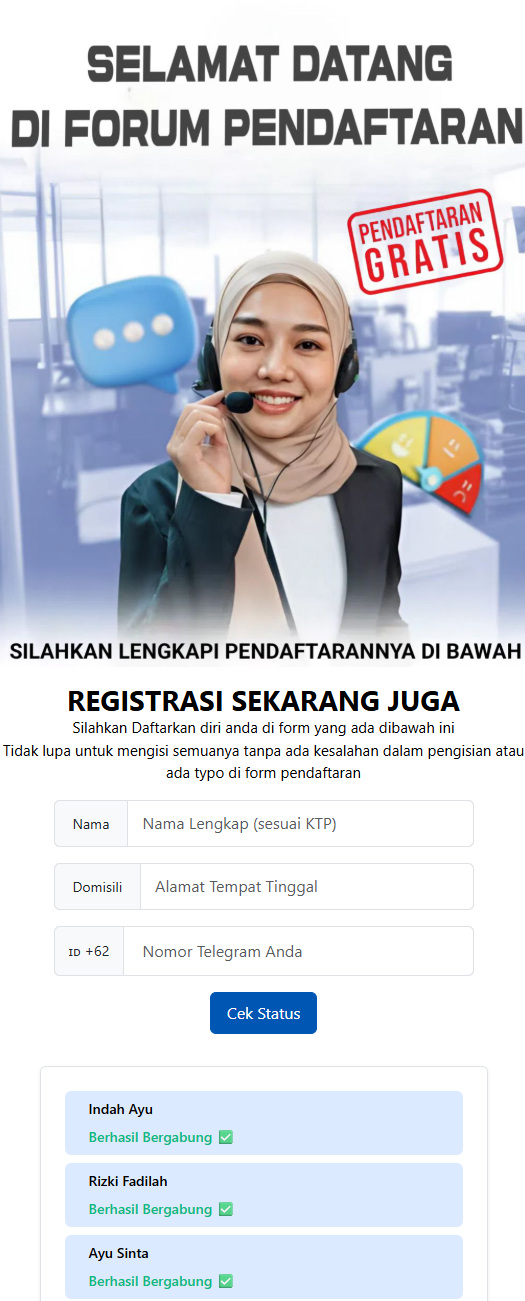 Daftar Sekarang V6